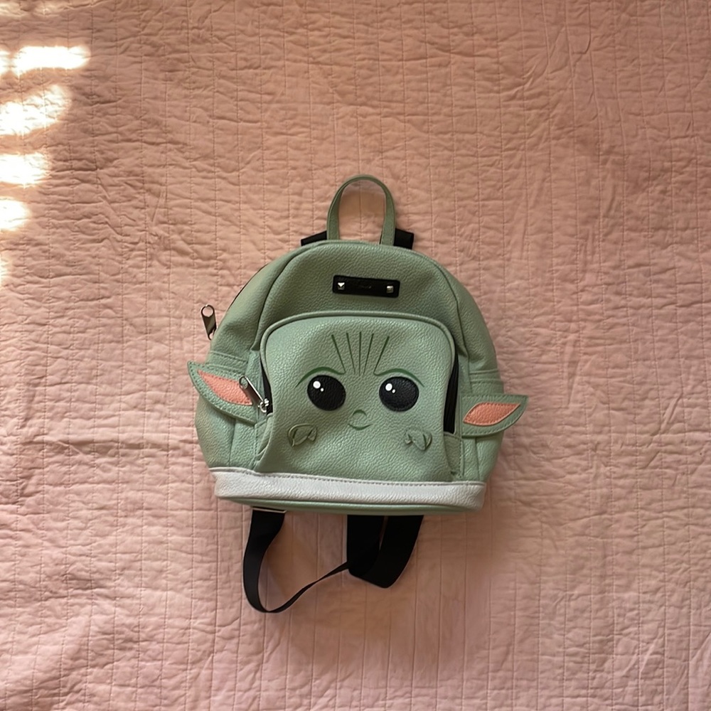 Baby yoda backpack